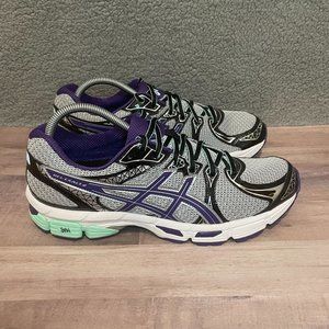 Asics Gel Exalt 2 Sliver Purple Running Shoes T4B6N Womens Size 11 Mens Size 9.5